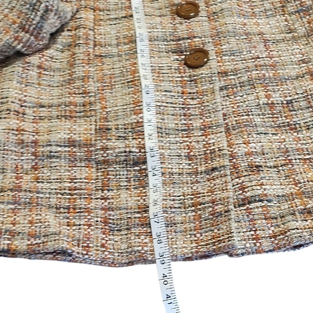 Talula Multicolor Tweed Button-Up Blazer - Picture 9 of 11
